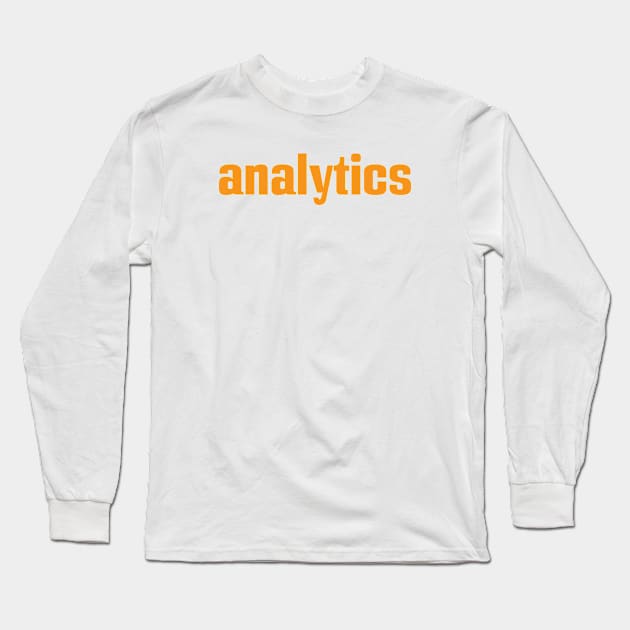 Analytics Long Sleeve T-Shirt by ProjectX23Red